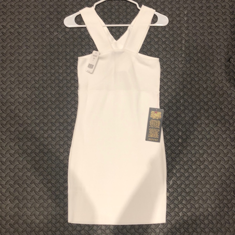 Bebê dress Halter Neck Rib sweater dress